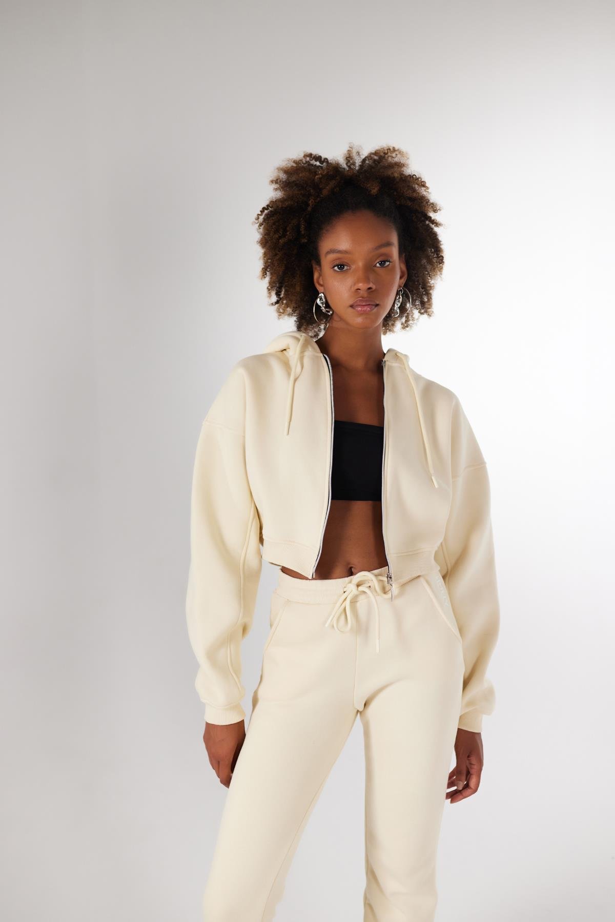 Mixed Sweatshirt Bej