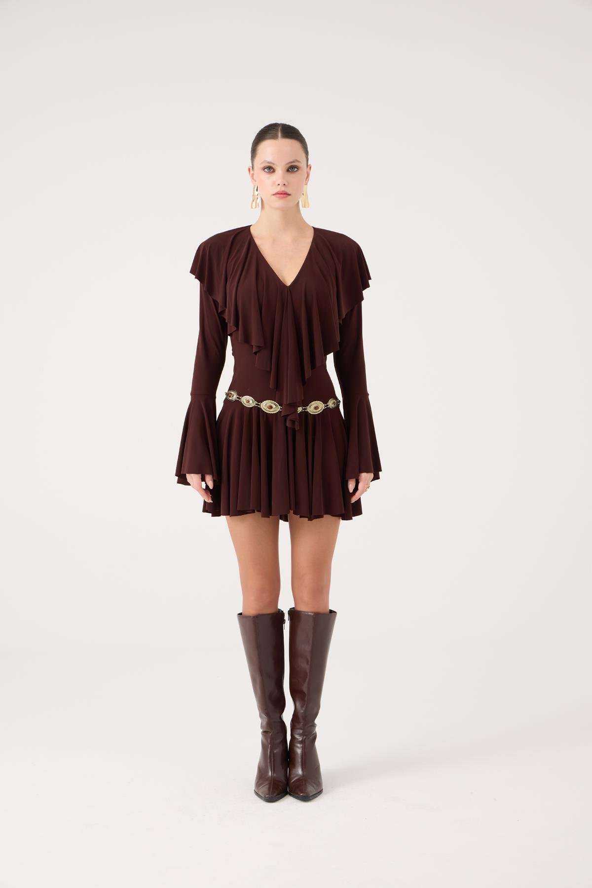 Yolanthe Dress Brown