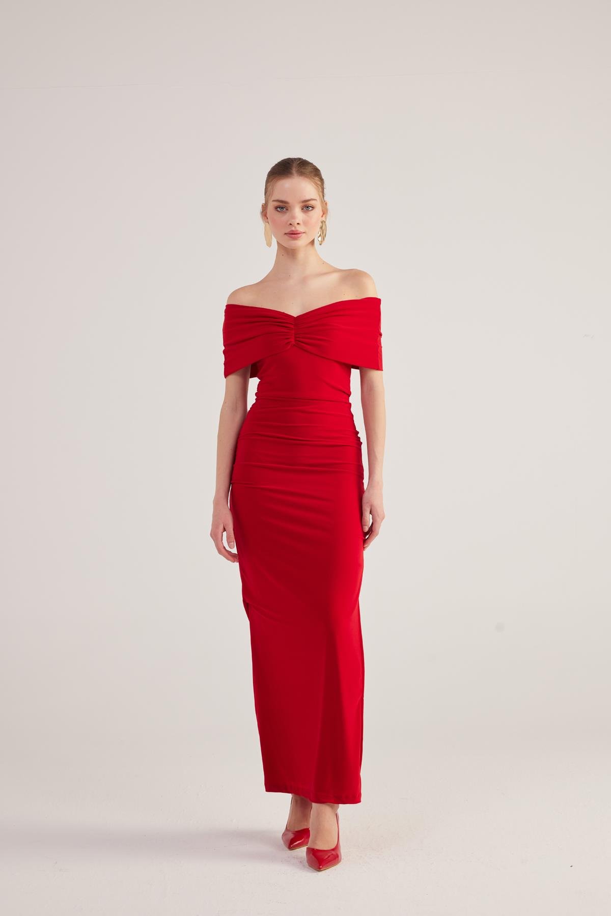 Leila Dress Red