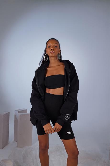 Hoody Sweatshirt Siyah