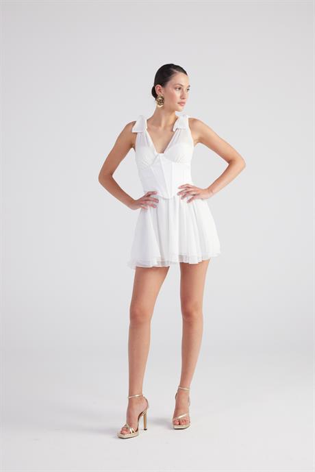 Fiona Dress White
