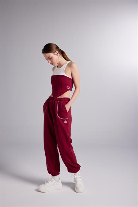 Rhode Eşofman Altı Bordo