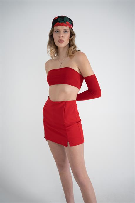 Wren Shorts Skirt Red