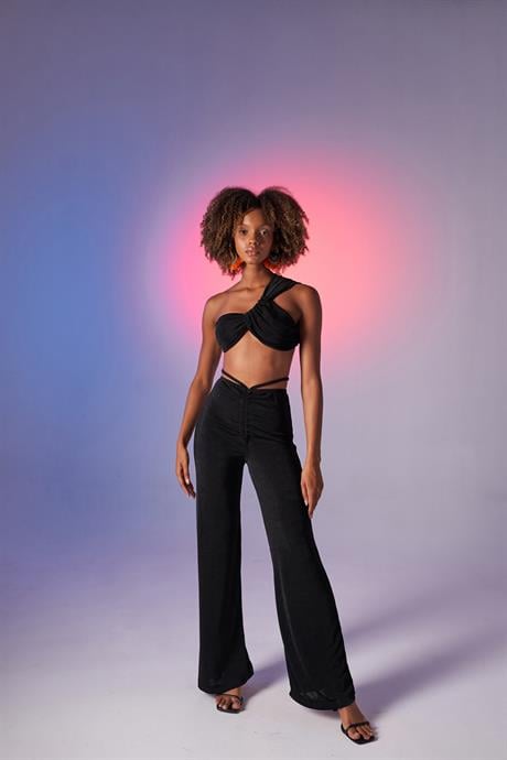 Beatrice Crop Siyah