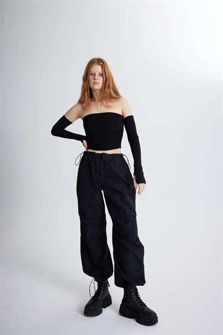 Parachute Pants Black