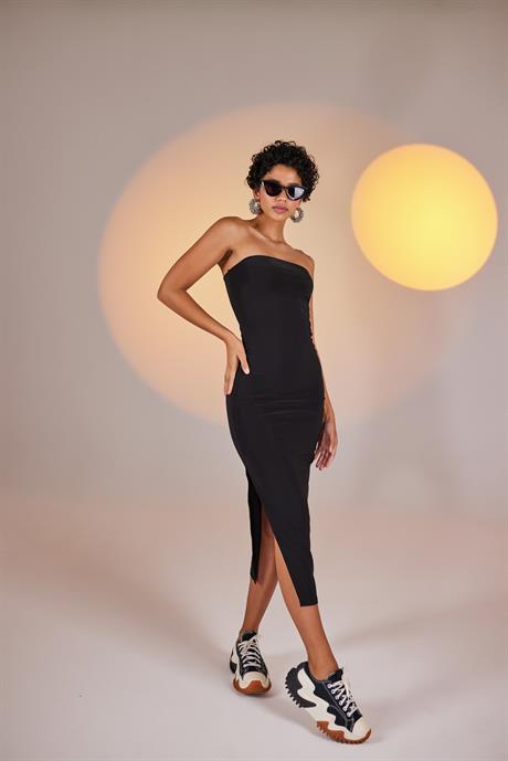 Bodycon Elbise Siyah