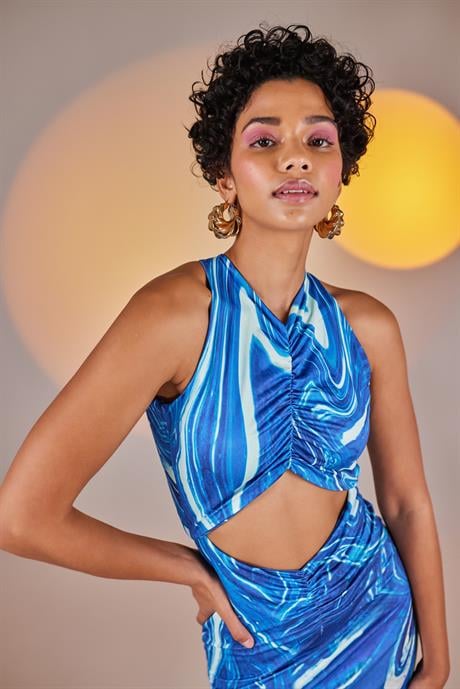 Jorie Dress Blue