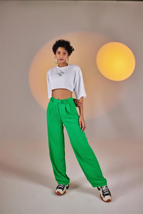 Holly Crop Tshirt Beyaz