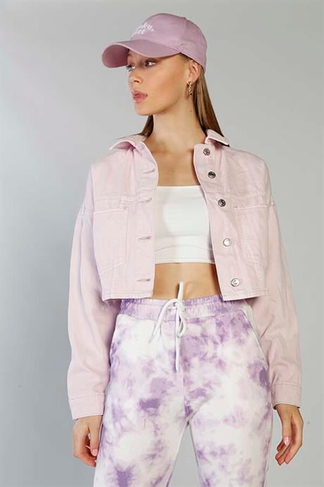 Cielo Jean Ceket Pembe (Toz)