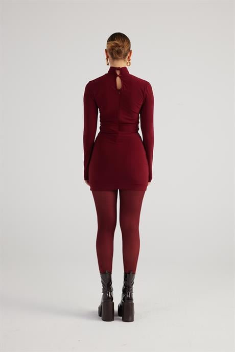 Tami Dress Claret Red