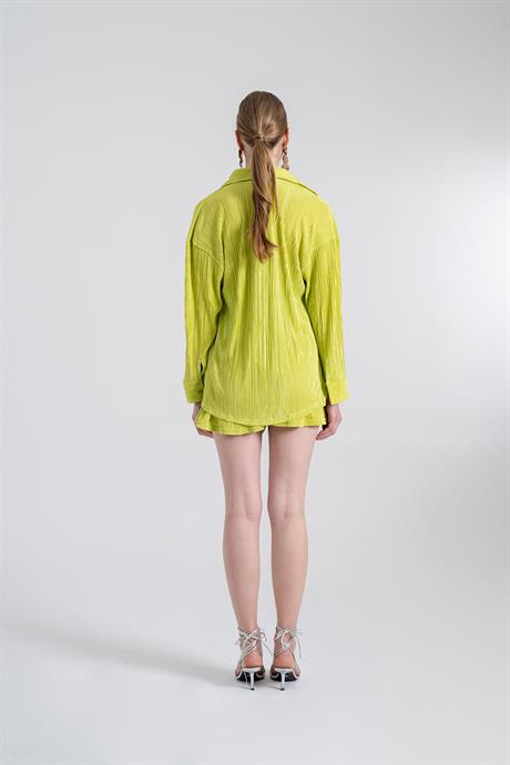 Comfy Oversize Gömlek Yeşil