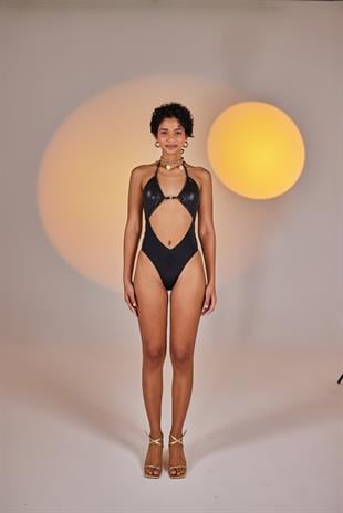 Ivory Swimsuit Black