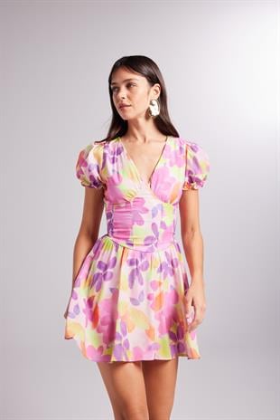 Manica Elbise Pembe