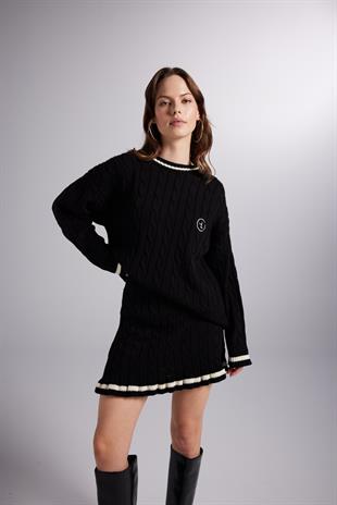 Harold Knitwear Skirt Black