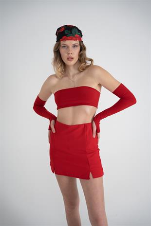 Wren Shorts Skirt Red