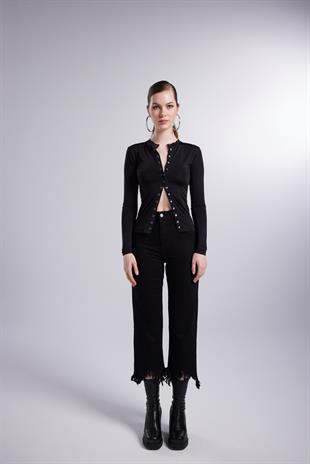 Swan Jean Pantolon Siyah