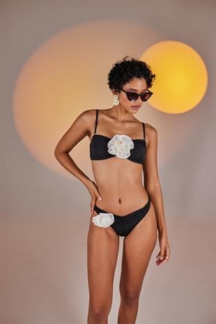 Sleek Bikini Üstü Siyah