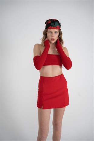 Wren Shorts Skirt Red