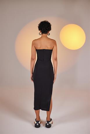 Bodycon Elbise Siyah