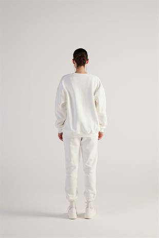 Fine Sweatpants Ecru