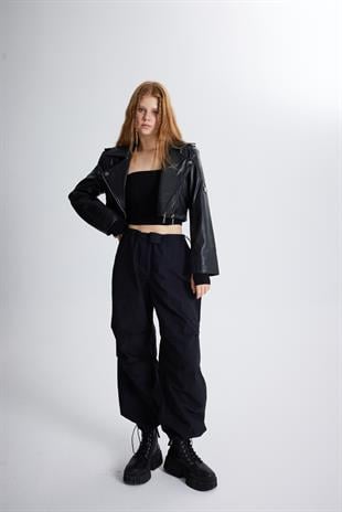 Parachute Pants Black