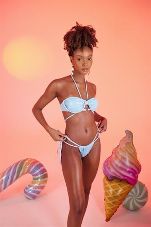 Mia Bikini Üstü Mavi