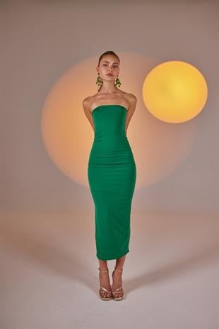 Bodycon Elbise Yeşil