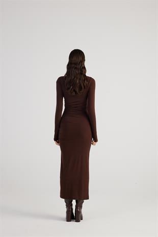 Yasmin Dress Brown