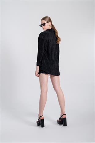 Comfy Oversize Gömlek Siyah