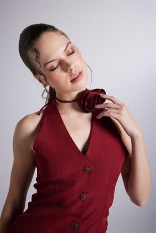 Becca Elbise Bordo