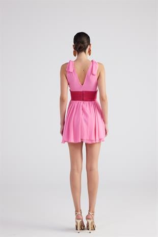 Fiona Elbise Pembe