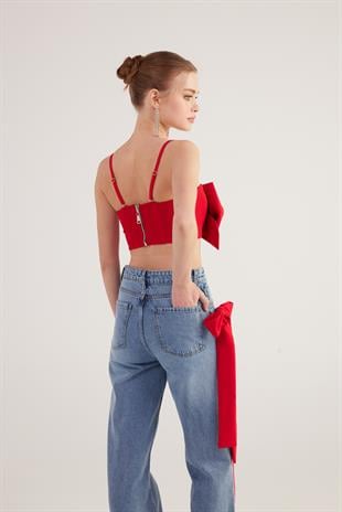 Jazmin Bluz Kırmızı