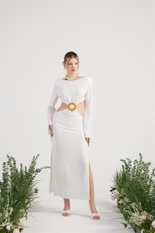 Cameron Dress White