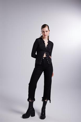 Swan Jean Pantolon Siyah