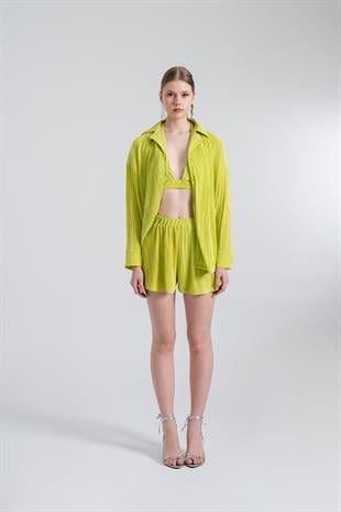 Comfy Oversize Gömlek Yeşil