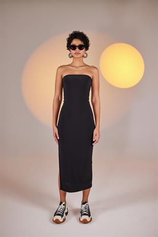 Bodycon Elbise Siyah