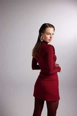 Panky Skirt Burgundy