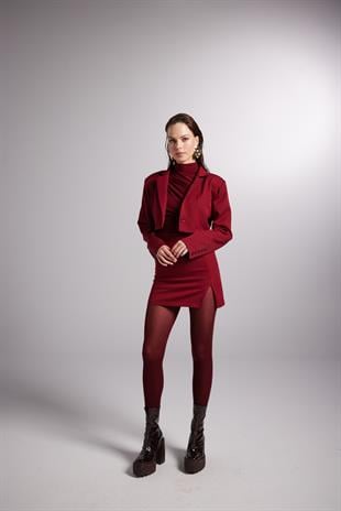Panky Ceket Bordo