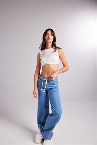 Lose Jean Trousers Blue
