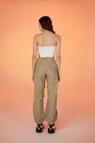 Parachute Pants Beige