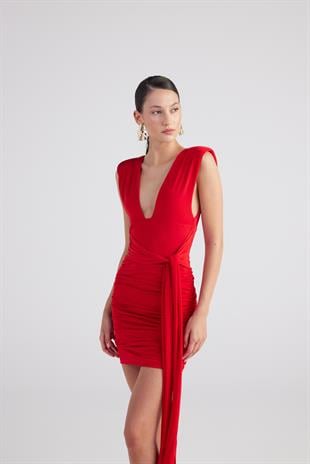 Uma Dress Red