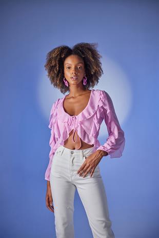 Elsa Bluz Pembe