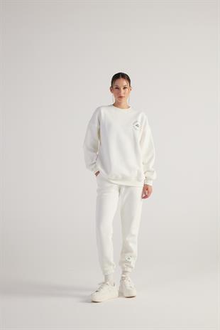 Fine Sweatpants Ecru