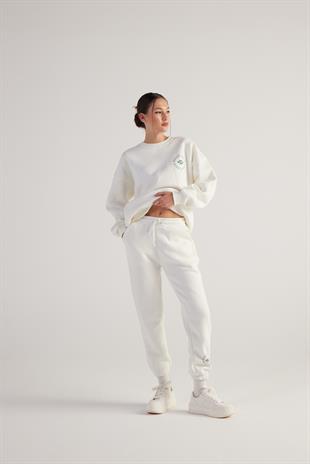 Fine Sweatpants Ecru