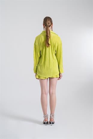 Comfy Oversize Gömlek Yeşil