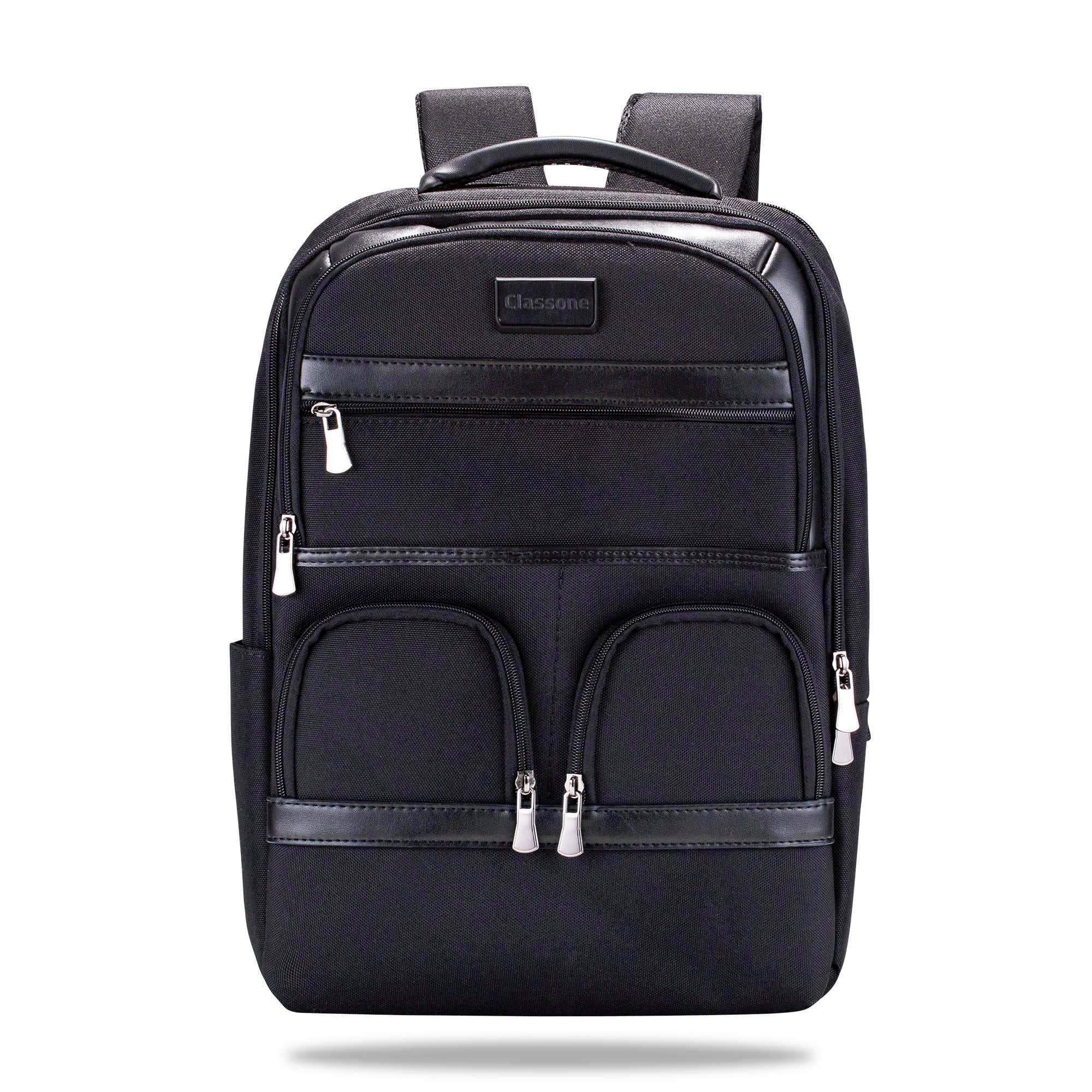 Classone BP-BS200 Business VIP B2 -Serisi 15.6 inch Uyumlu WTX Pro Su Geçirmez Kumaş Laptop Sırt Çantası -Siyah 