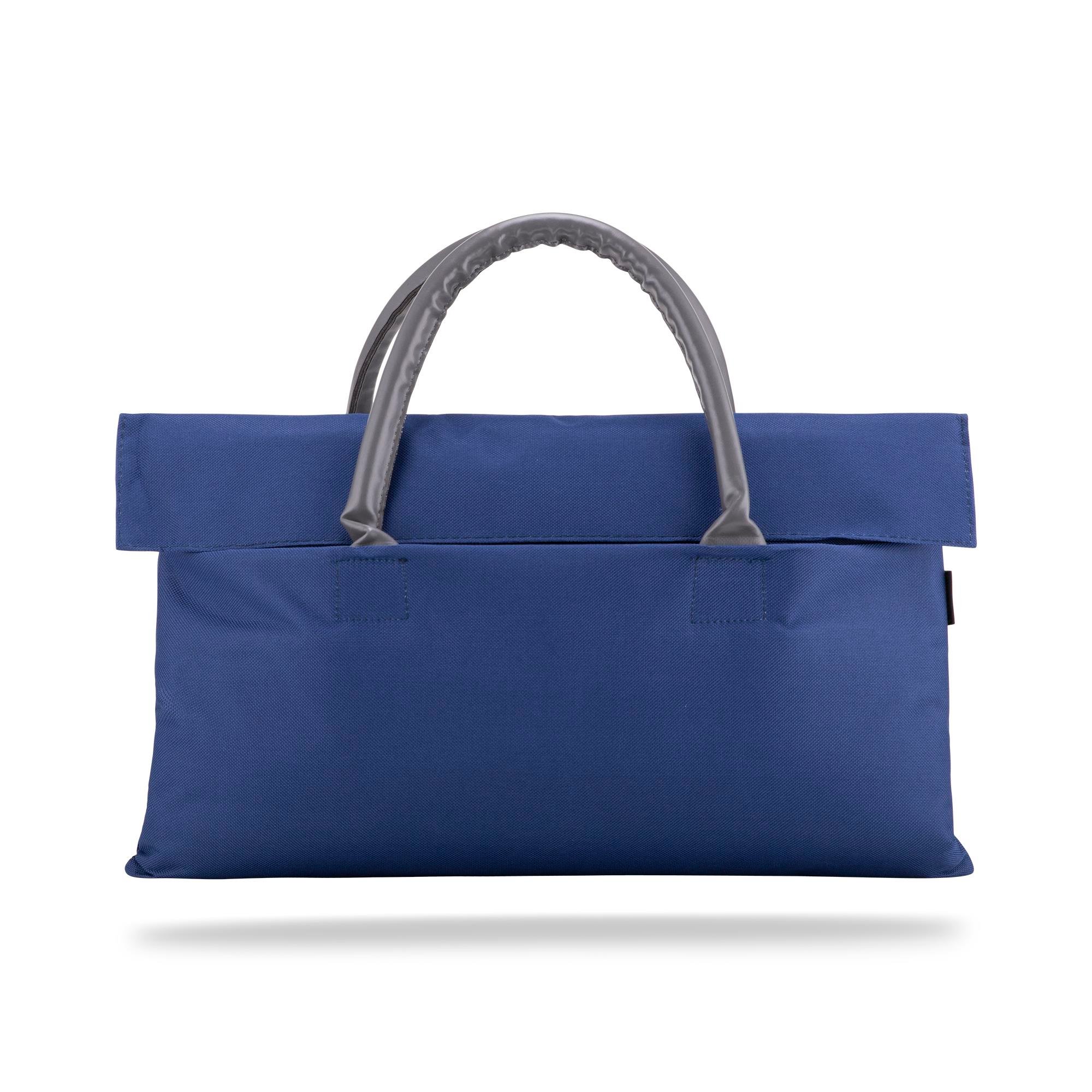 Classone BYN-EL001 WTXPro Su Geçirmez Kumaş 13-14 inch Bayan Laptop El Çantası- Tote Bag – Lacivert