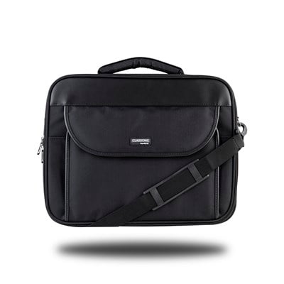 Classone G16001L Guard Serisi  Kasnaklı Notebook Çantası - Siyah /Gri 