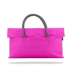 Classone BYN-EL009 WTXPro Su Geçirmez Kumaş 13-14 inch Bayan Laptop El Çantası- Tote Bag- Fuşya