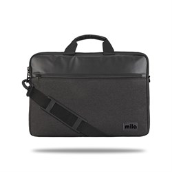 Mila ML-T404, Empoli Serisi WTXpro Su Geçirmez Kumaş 15.6 inch uyumlu Macbook, Macbook air, Laptop, Notebook Taşıma Çantası –Koyu Gri